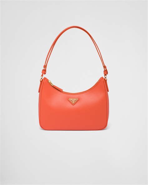 prada orange pouch|Prada handbags orange.